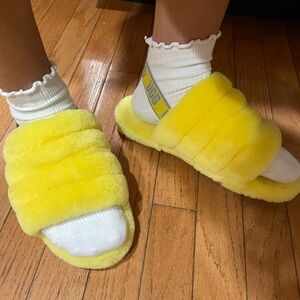 Ugg oh yea fluff slippers